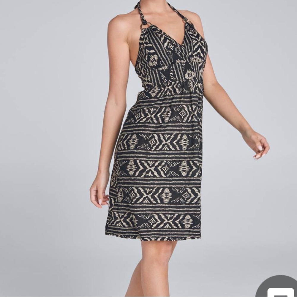 Halter Tie Neck dress